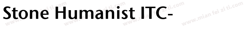 Stone Humanist ITC字体转换